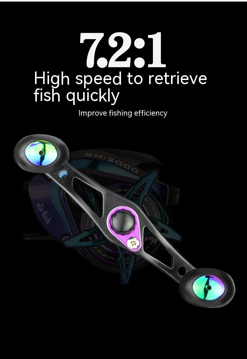 Water Drop BM2000 fishing reel with magnetic brake in left or right hand retrieve model