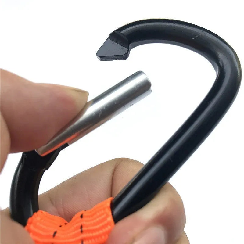 Orange fishing rod anti-separation safety rope with 90cm length