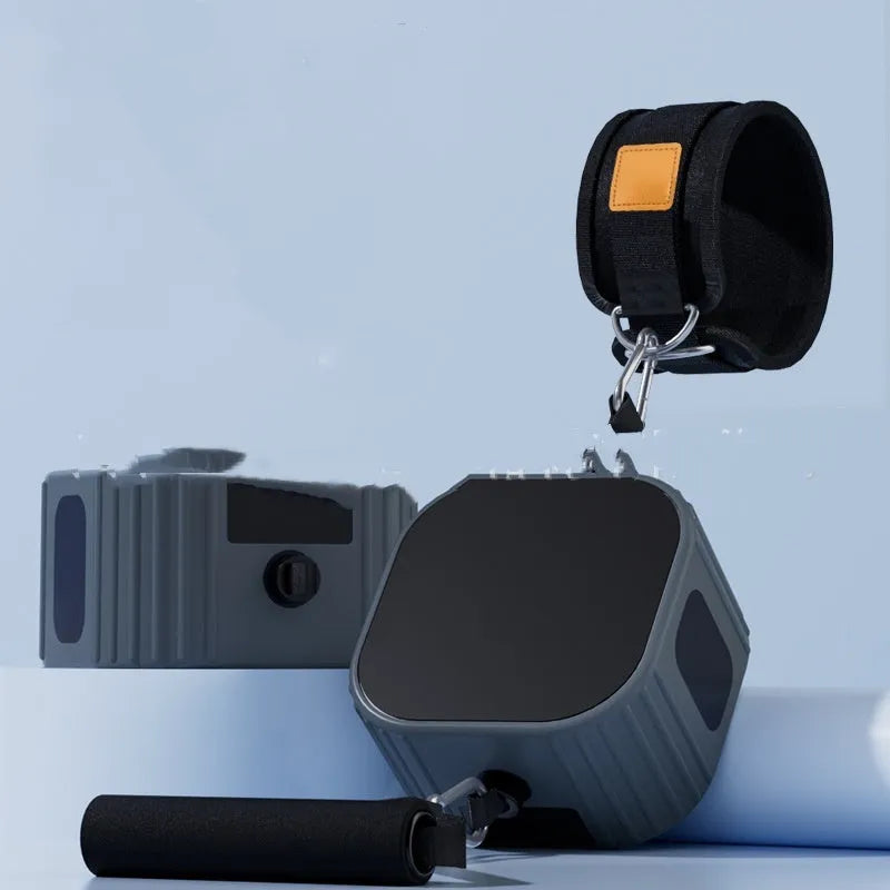 Multifunctional fitness equipment combining chest expander, dumbbell and rowing machine functions