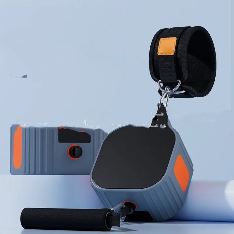 Multifunctional fitness equipment combining chest expander, dumbbell and rowing machine functions