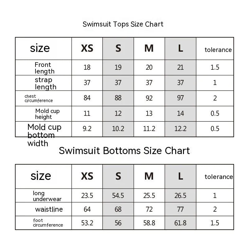 Women's lace-up front split briefs swimsuit bikini set in picture colour.