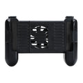 Black Bluetooth mobile game controller for iPhone with cooling feature and 2000mAh battery