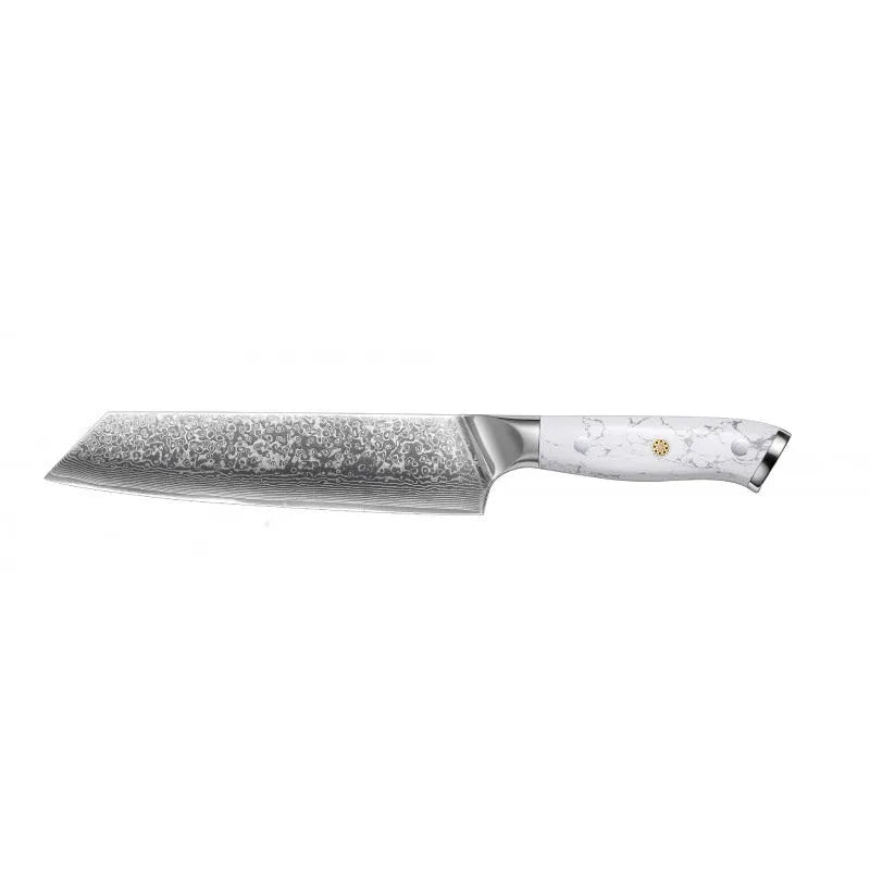 Damascus Special Household Combined Chef's Knife with 21cm VG10 steel blade and modern handle.