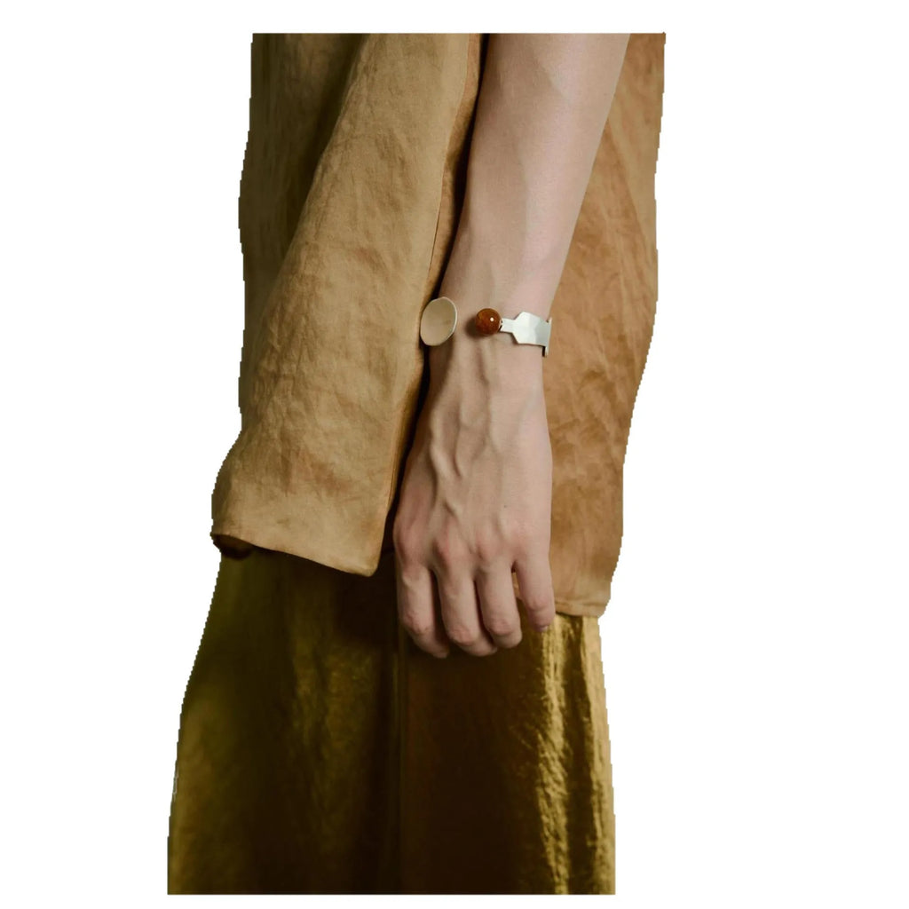 Alloy ring and bracelet set with diamond-shaped stewed pork design and electroplating finish