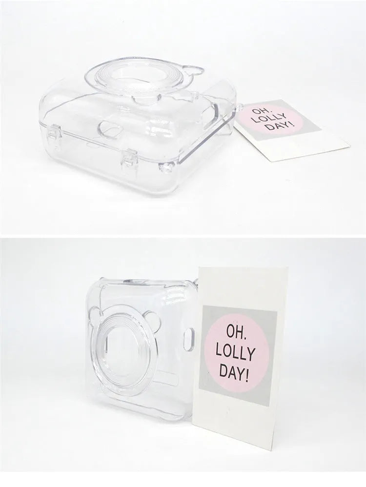 Crystal PC protective case for Eric Bear A6 thermal printer, colourful shell