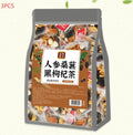 Bag of ginseng black wolfberry tea showing 40 individual sealed sachets.