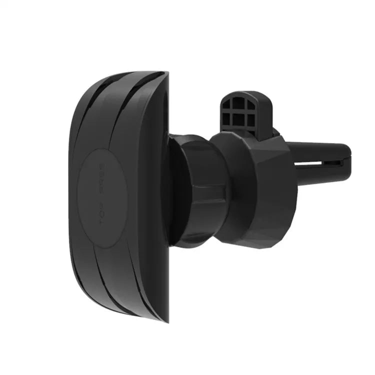 Glory black universal car phone holder shown mounted on a car dashboard.