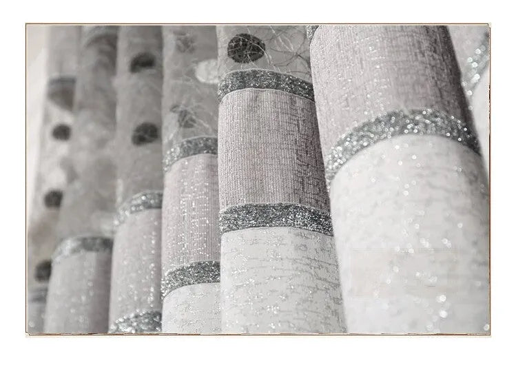 100% cotton blackout curtain panel with eyelets in a choice of widths on a white background.