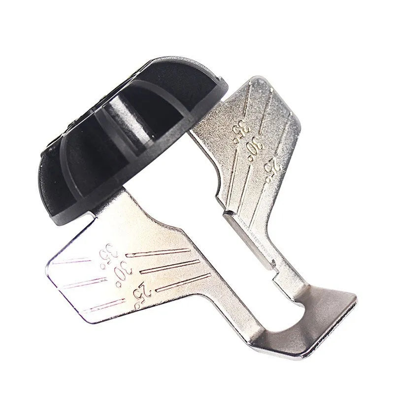 Silver electric chain grinding device accessories with metal band saw blade for mini grinders