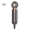 Leafless blower dryer with a folded handle, showing single nozzle and control dial.