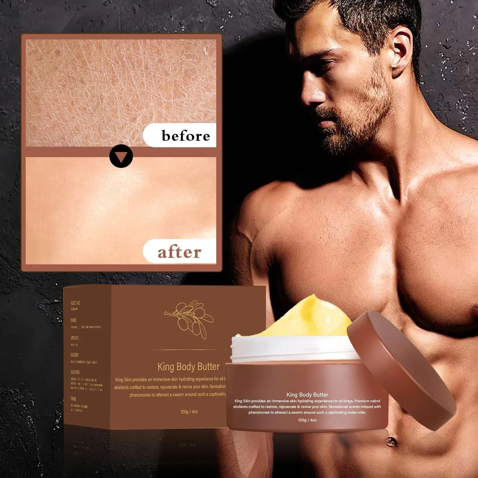 120g body moisturiser cream tube for dry skin relief and hydration
