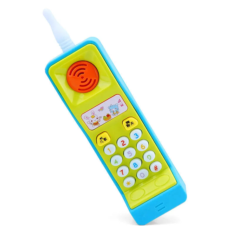Children's musical cartoon animal educational toy with sound and light features