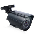 Black AHD HD waterproof security camera with infrared night vision and fixed lens for outdoor surveillance