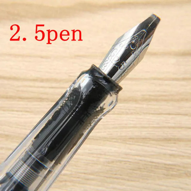 Art Word Parallel Pen Gothic Roman Duckbill Pen with ceramic shell and six nib sizes for calligraphy