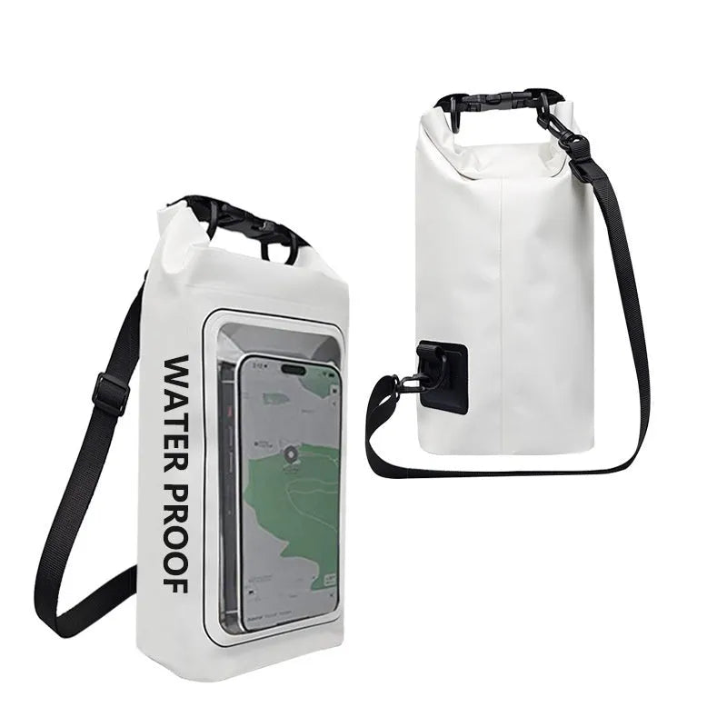 PVC waterproof crossbody phone bag in multiple colours for swimming and outdoor activities