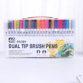 Set of watercolour pens in a case, showing multiple colour options for art and promotional projects.