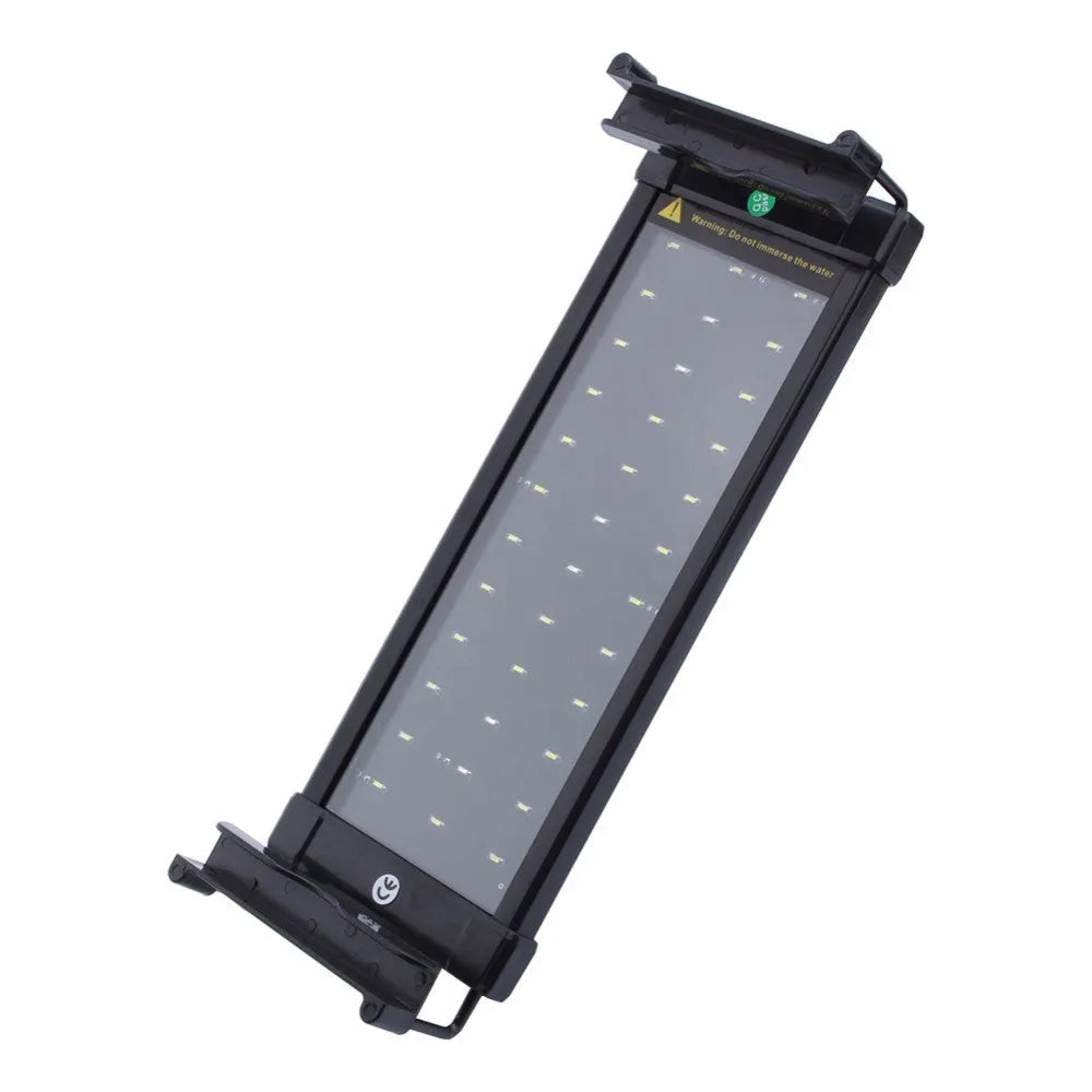 Aquarium LED lighting lamp with telescopic bracket and high brightness 2300 lumen for freshwater fish tank