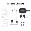 Tronsmart Spunky Beat wireless Bluetooth earphones in a charging case