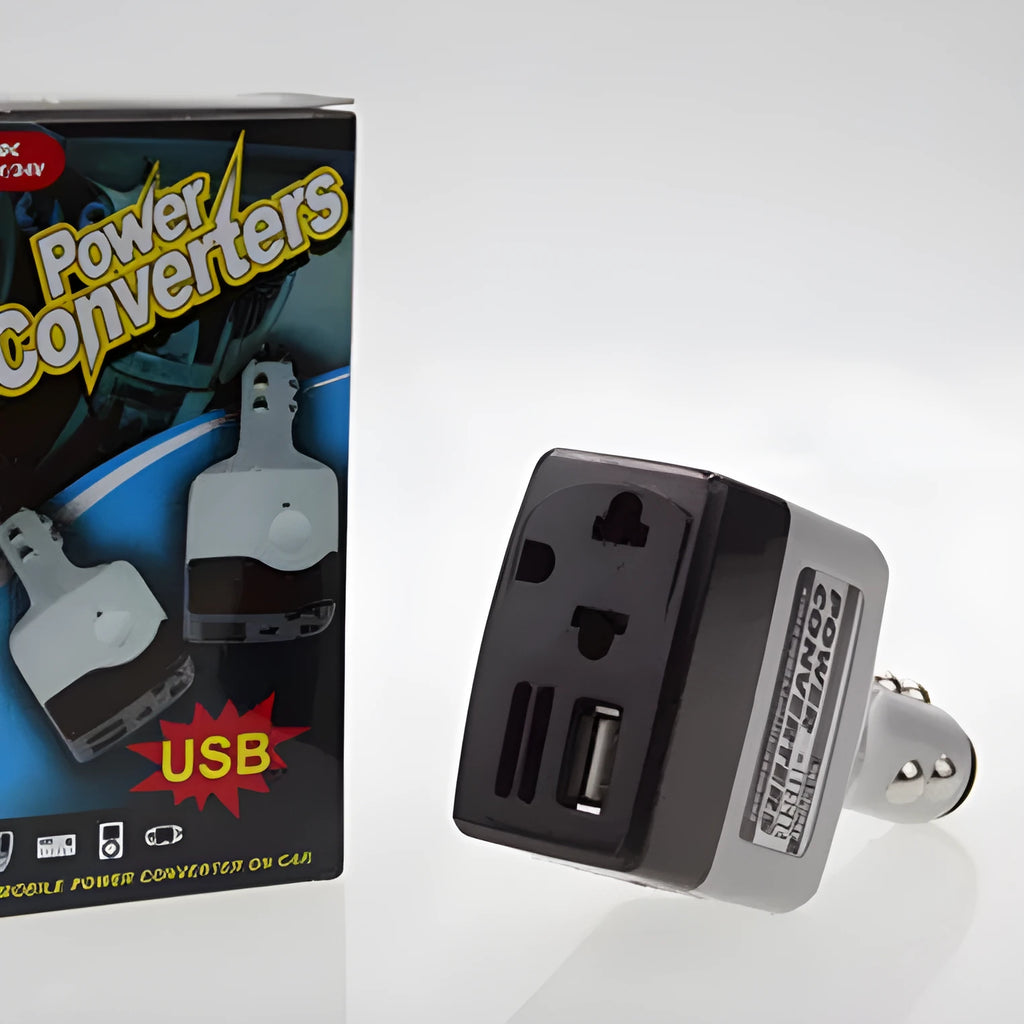 Car power supply transformer charger with USB output for cigarette lighter socket mobile device charging