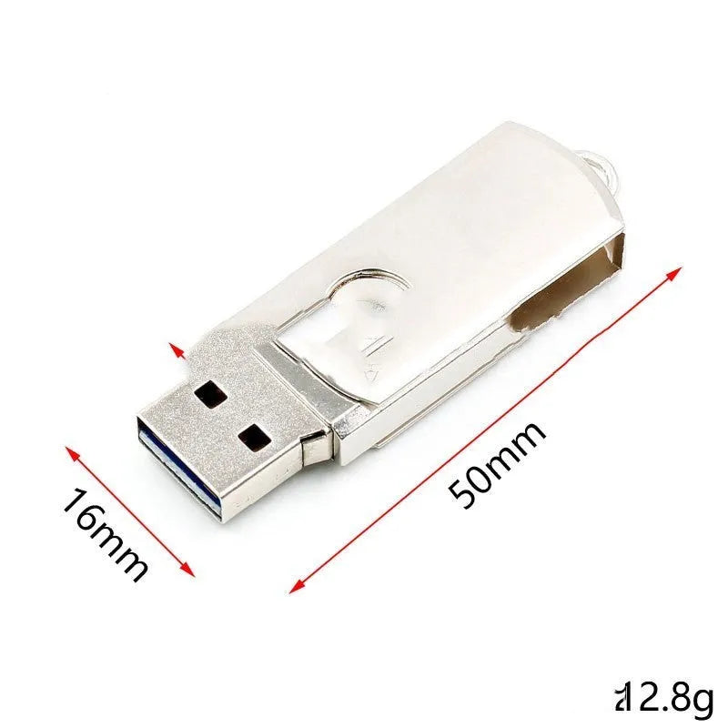 ATMEGA32U4 USB development board for virtual keyboard projects, measuring 50mm by 16mm.