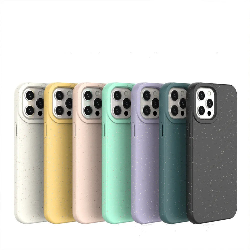 Wheat straw composite phone case for iPhone 14 Pro Max in multiple colour options