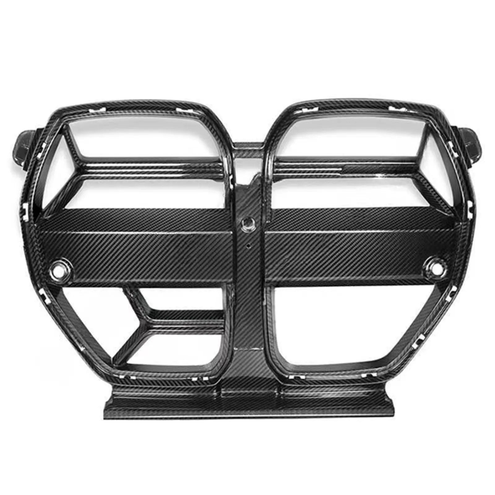 Dry carbon fibre front grille for BMW M3 M4 G80 G82 with 3K weave pattern