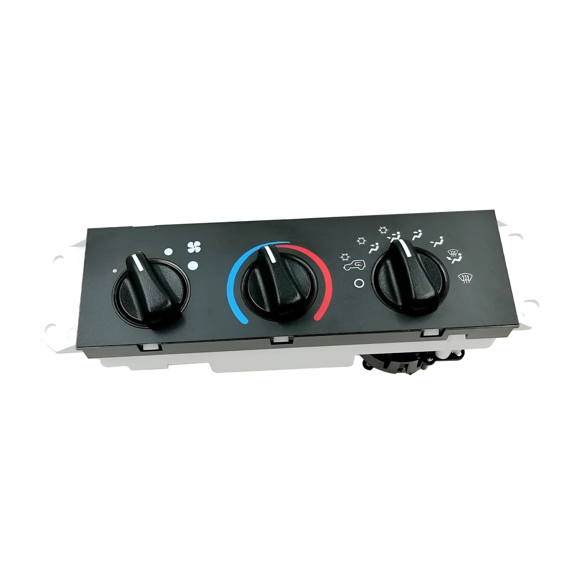 Black Jeep Wrangler air conditioning control panel with OE number 55056558AA