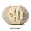 Domestic wool hand knitting yarn for baby clothes in multiple colour options