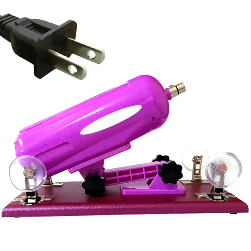 Bobb Women's purple automatic telescopic thrusting tool showing 37cm length