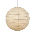 Japanese style rice paper chandelier in 30cm and 45cm diameter options for atmospheric lighting