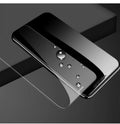 HD tempered glass screen protector for Samsung mobile phones showing full screen coverage