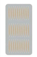 Box of no glue eyelid stickers in three colour classifications L, M, and S made from non-woven fabric