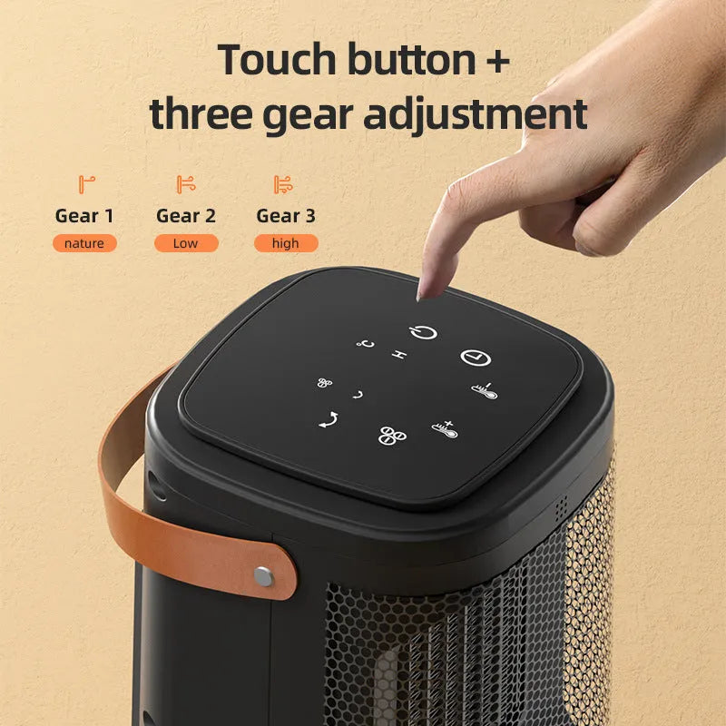 618 colour electronic hot and cold air heating radiator with digital display and remote control