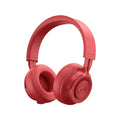 Wireless Bluetooth sports headset in black, green, grey, or red colours showing ear cup.