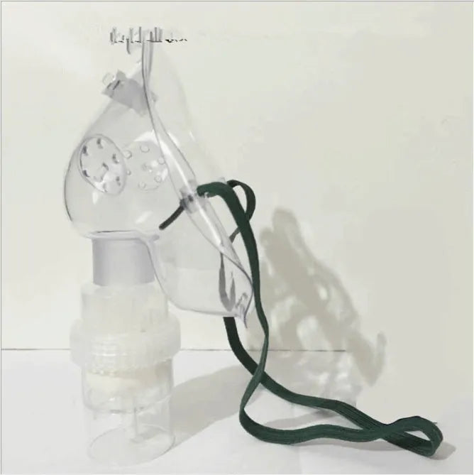 Soft rubber mask aid designed for use with an A format mask.