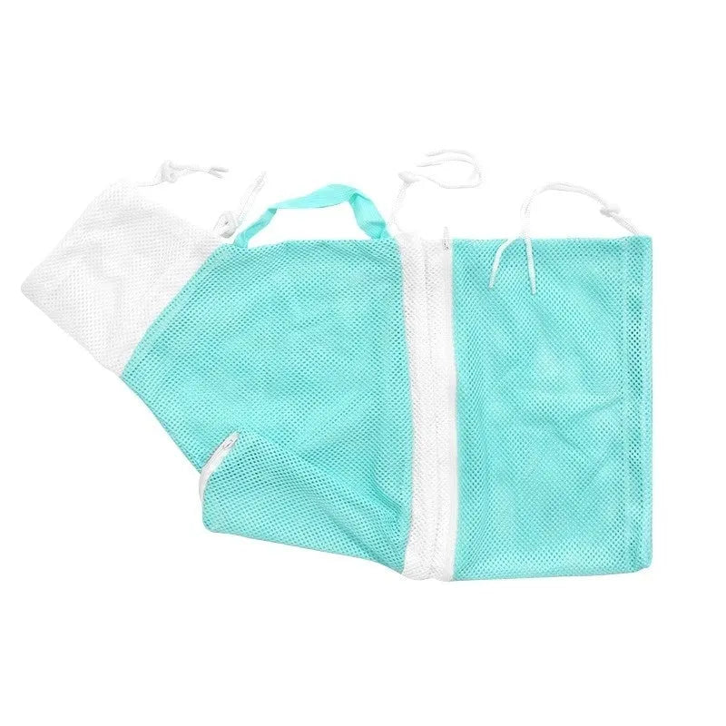 Upgraded 5th generation cat grooming bag in pink, green, or grey colour combinations with scratch-resistant mesh
