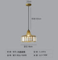 Modern crystal ceiling sun lamp in black or gold finish, available in 18cm, 25cm, and 32cm diameters.