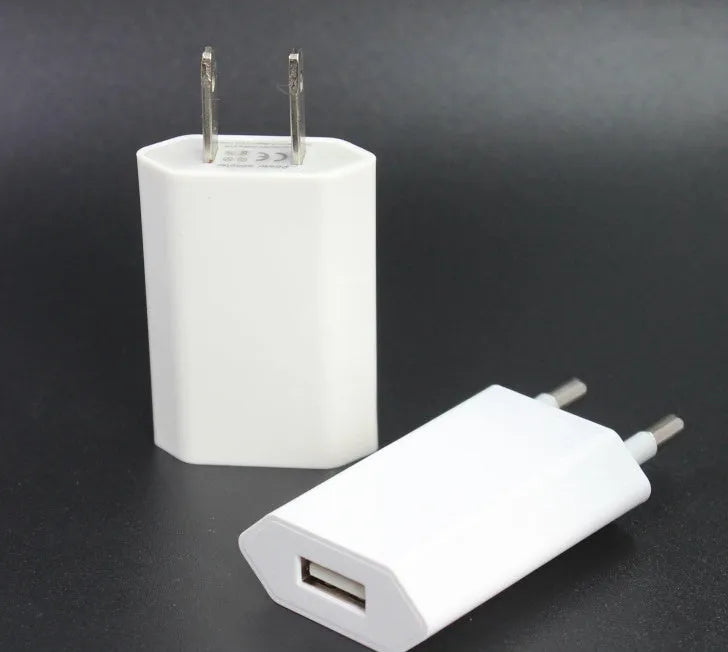 5V 2A USB travel charger and cable compatible with iPhone and iPad models