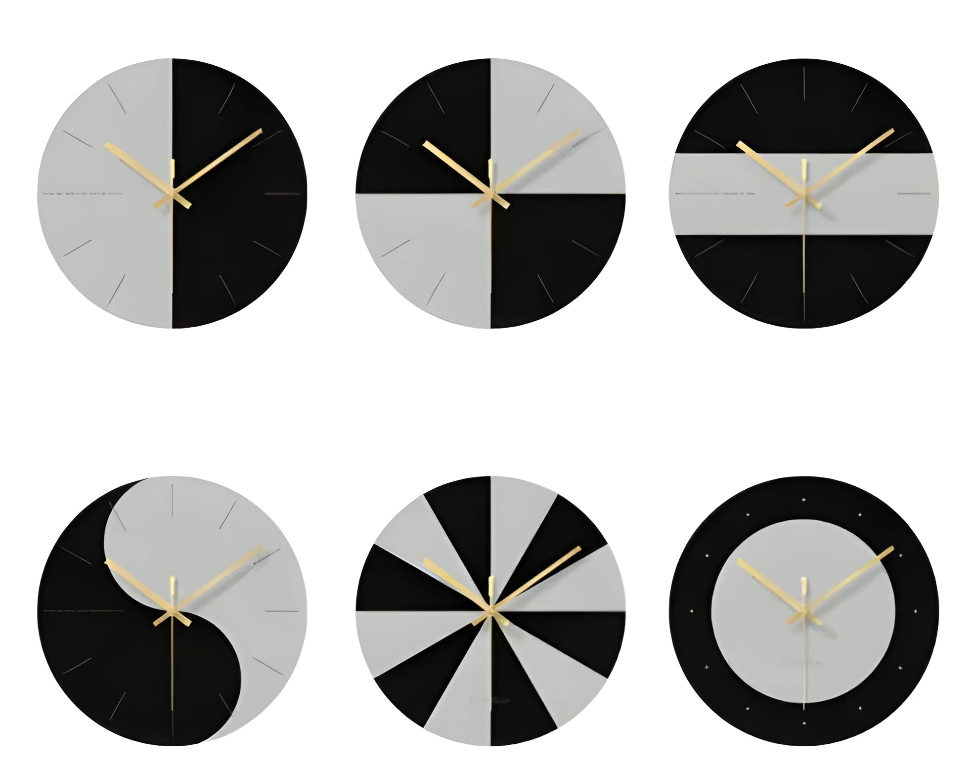 Transparent tempered glass minimalist wall clock with black numerals, 29.5cm diameter, on a white wall.