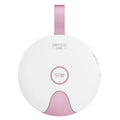 A slim, portable baby bottle sterilizer in blue or pink, showing USB port and compact design.
