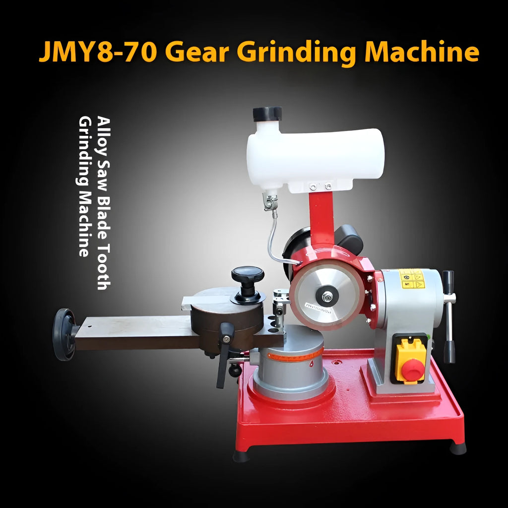 Sharpedge manual gear grinding machine for alloy circular saw blades on workbench