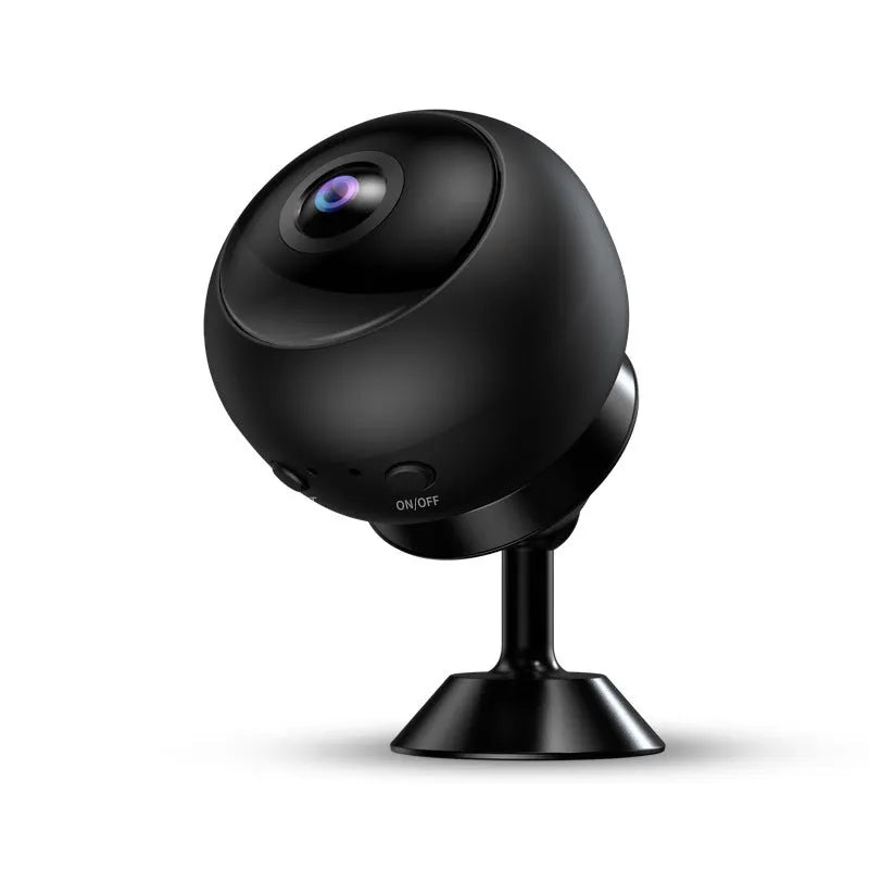 1080p wireless WIFI surveillance camera with ABS plastic housing and USB cable