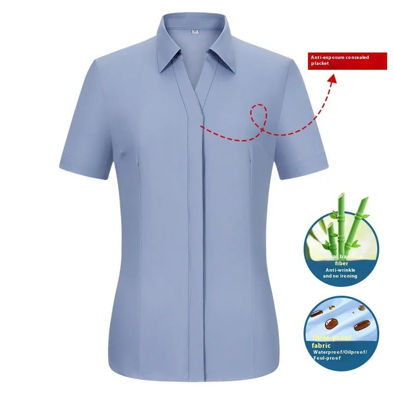 Men's slim fit long sleeve bamboo fibre shirt in solid colour with square collar