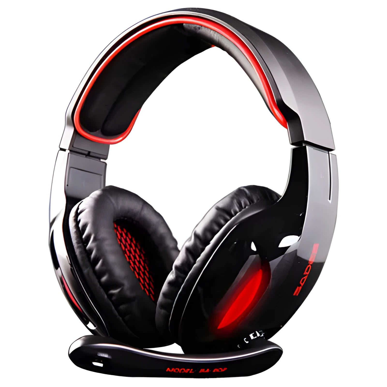 Black SADES SA902 USB gaming headset with over-ear design and built-in microphone