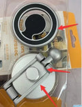 Telescopic folding car phone holder with magnetic mounting system on vehicle dashboard