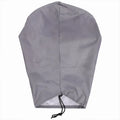 Grey waterproof cover for new energy vehicle charging port with drawstring closure