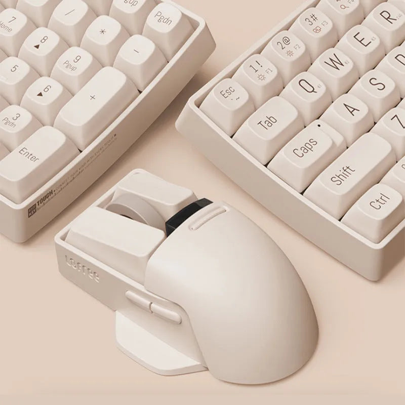 Tofu colour wireless mouse with three connectivity modes and adjustable DPI settings up to 4000dpi