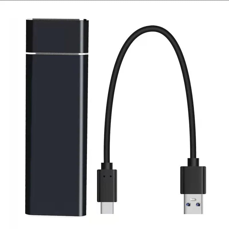 6TB ultra-thin metal SSD mobile hard disk with external power supply, available in five colours.