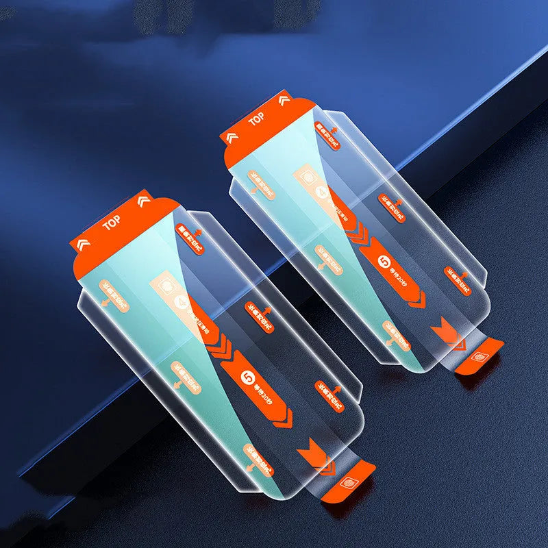 Anti-peep tempered glass screen protector for iPhone with dust-free clean room and HD electroplating