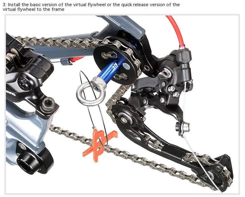 Aluminium alloy bicycle chain holder tool for maintenance, shown in barrel shaft, basic, and quick release versions.